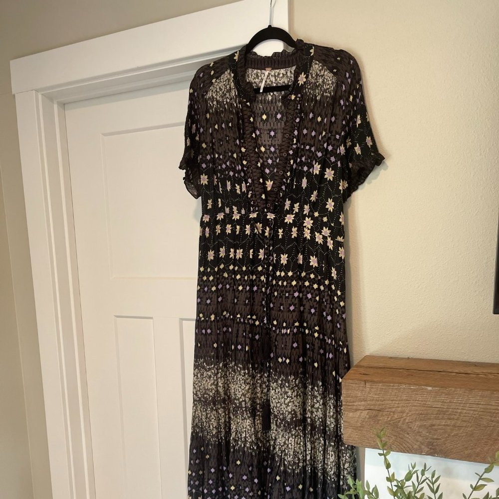Free People Black Maxi Dress